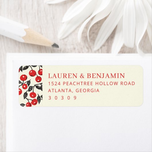 Playful Red Cherry Illustration (Insitu)