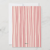 Playful Red Doodle 3 Foto Weihnachten (Rückseite)