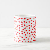 Playful Red Hearts Kaffeetasse (Mittel)