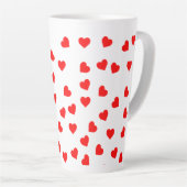 Playful Red Hearts Milchtasse (Rechte Ecke)