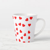 Playful Red Hearts Milchtasse (Rechts)