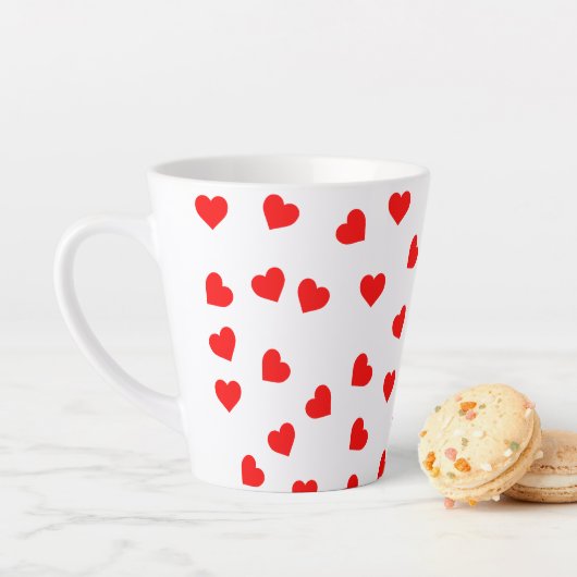 Playful Red Hearts Milchtasse (Beispiel)