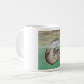 Playful River Otter Painting Kaffeetasse (Vorderseite Links)
