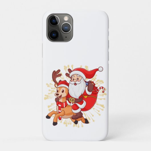 **"Playful Santa Claus Design – Fun and Festive Ch Case-Mate iPhone Hülle (Rückseite)