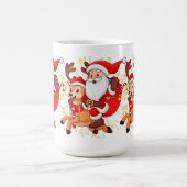 **"Playful Santa Claus Design – Fun and Festive Ch Kaffeetasse (Mittel)