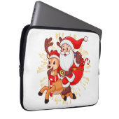 **"Playful Santa Claus Design – Fun and Festive Ch Laptopschutzhülle (Vorne Rechts)