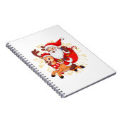 **"Playful Santa Claus Design – Fun and Festive Ch Notizblock (Rechte Seite)