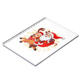 **"Playful Santa Claus Design – Fun and Festive Ch Notizblock (Linke Seite)