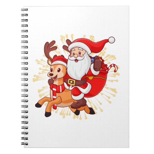 **"Playful Santa Claus Design – Fun and Festive Ch Notizblock (Vorderseite)