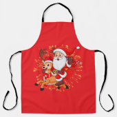 **"Playful Santa Claus Design – Fun and Festive Ch Schürze (Vorderseite)