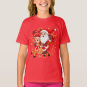 **"Playful Santa Claus Design – Fun and Festive Ch T-Shirt (Vorderseite)