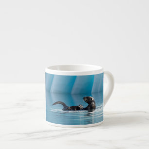 Playful Sea Otter Espressotasse