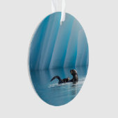Playful Sea Otter Ornament (Vorderseite)