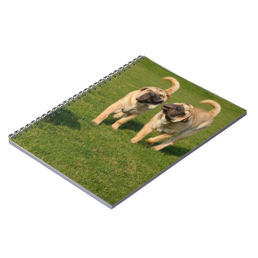 Playful Shar Pei Welppies Notizblock (Linke Seite)