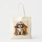 Playful Shih Tzu Dog House  Tragetasche