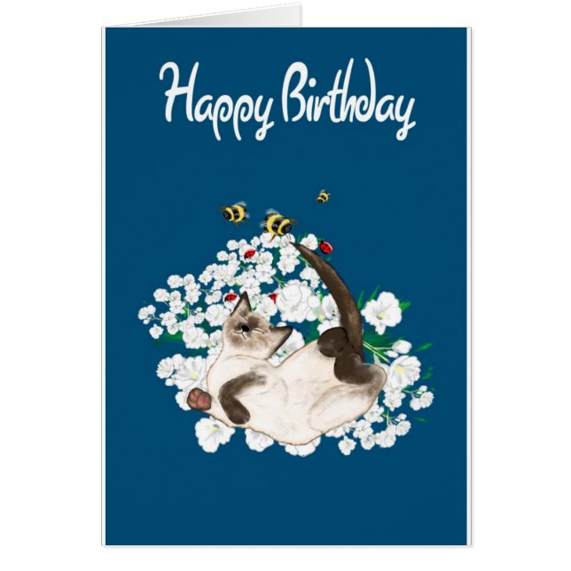 Playful Siamese Cat (Vorne)