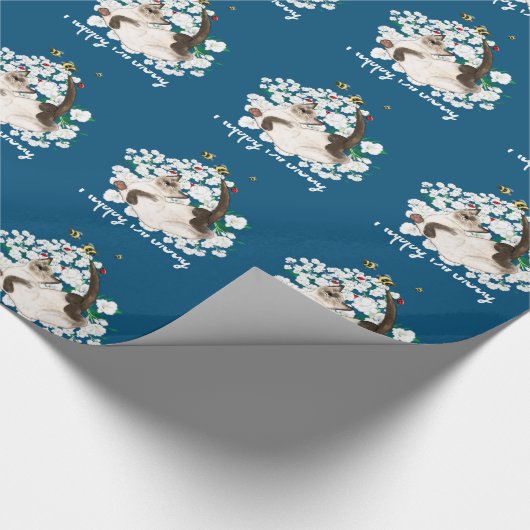 Playful Siamese Cat Geschenkpapier (Ecke)