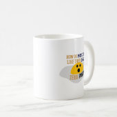 Playful Simple Humor Dad Jokes Monsters Punny Kaffeetasse (VorderseiteRechts)