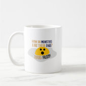 Playful Simple Humor Dad Jokes Monsters Punny Kaffeetasse (Links)