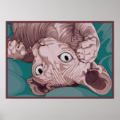 Playful Sphinx Poster (Vorne)