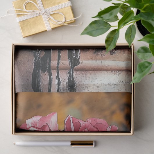 Playful Sprite Gothic Paris Gargoyle Decoupage Seidenpapier (Geschenk)