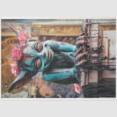 Playful Sprite Gothic Paris Gargoyle Decoupage Seidenpapier (Vorderseite)