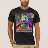 Playful Squirrel Pizza Nuts T - Shirt (Vorderseite)