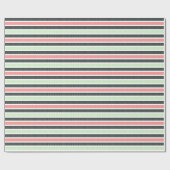 Playful Striped Polka Dot Pattern Geschenkpapier (Flach)