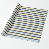 Playful Striped Polka Dot Pattern Geschenkpapier (Ungerollt)