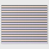 Playful Striped Polka Dot Pattern Geschenkpapier (Flach)
