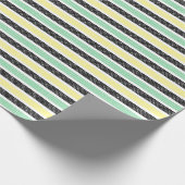 Playful Striped Polka Dot Pattern Geschenkpapier (Ecke)