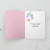 playful tabby cat for 80th birthday card karte (Innenseite)