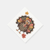 Playful Thanksgiving Serviette (Ecke)