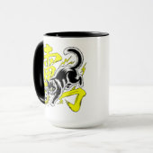 Playful Thunder Cat Mug - Perfect for Soccer Lover Tasse (Vorderseite Links)
