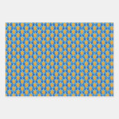 Playful Tropical Sea Turtle Pink Blue und Green Geschenkpapier Set (Vorderseite 2)