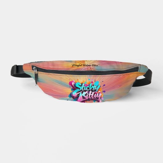 "Playful Urban Vibes" Bauchtasche (Vorderseite)
