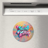 "Playful Urban Vibes" Magnet (In Situ (Geschirrspüler))