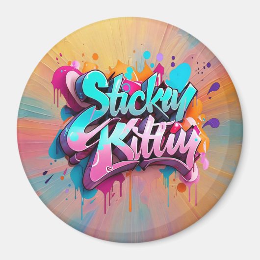 "Playful Urban Vibes" Magnet (Vorne)