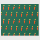 Playful Watercolor Carrot Geschenkpapier (Flach)