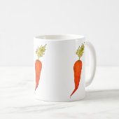 Playful Watercolor Carrot Kaffeetasse (VorderseiteRechts)
