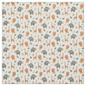 Playful Watercolor Safari Animals v2 Stoff (Muster)