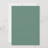 Playful Whimsical Eucalyptus Digital Wedding Save The Date (Rückseite)