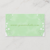 Playful Wirbels-Geschäfts-Karte Visitenkarte (Rückseite)