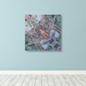 Playful Wonder Stretched Canvas Print Leinwanddruck (Insitu (Holzboden))