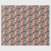 Playful Wrapped Presents Red Green Wrapping Paper Geschenkpapier (Flach)