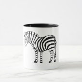 Playful Zebra-Tasse Tasse (Zentrum)