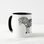 Playful Zebra-Tasse Tasse (Vorderseite Links)