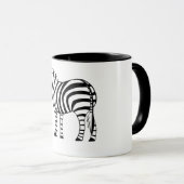 Playful Zebra-Tasse Tasse (VorderseiteRechts)