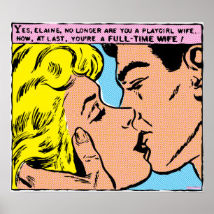 Playgirl Ehefrau (kleinere Größen) Poster