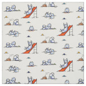 Playground Samoyeds White Stoff (Muster)
